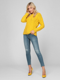 Свитер Sassofono модель A201-SC-1328, Гірчиця Фото