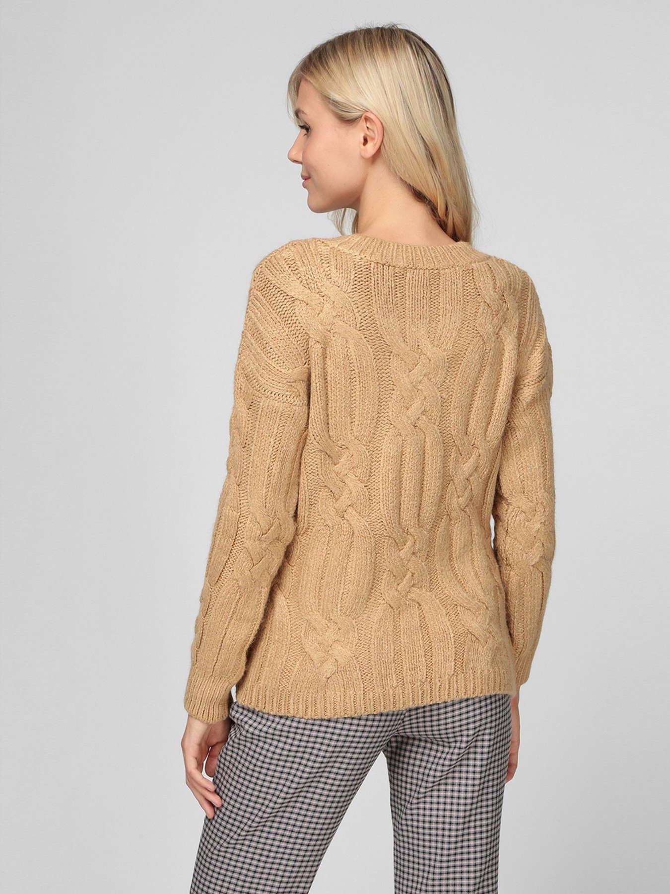 Свитер Sassofono модель A201-SC-1328, Капучіно Фото