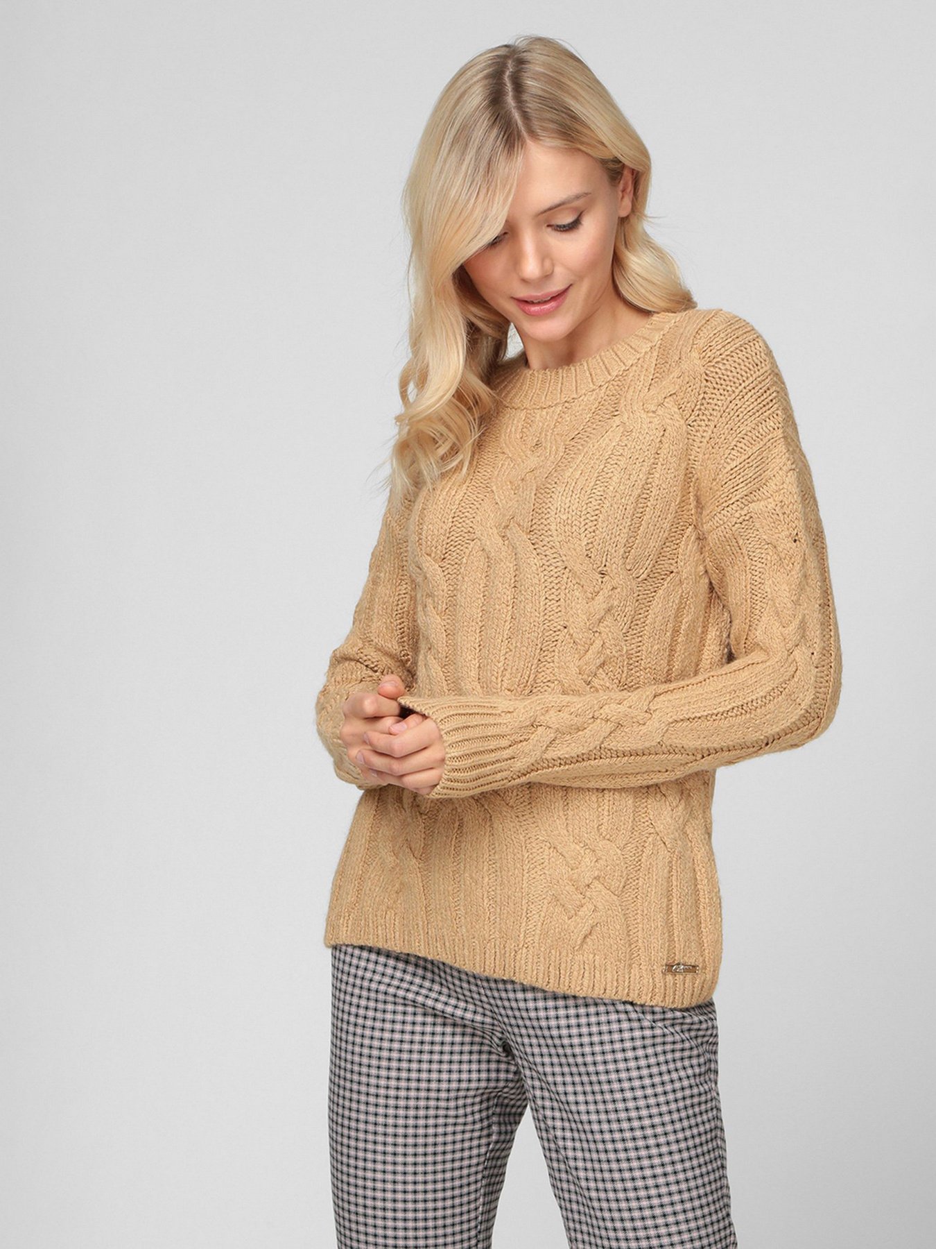 Свитер Sassofono модель A201-SC-1328, Капучіно Фото