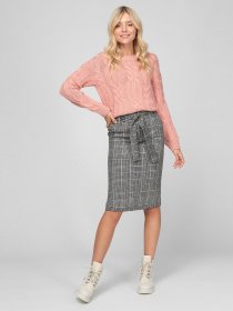 Свитер Sassofono модель A201-SC-1328, Пудра Фото