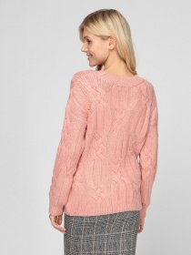 Свитер Sassofono модель A201-SC-1328, Пудра Фото