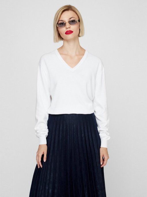 Джемпер Sassofono модель A201-SF-480141-1, БІЛИЙ Фото