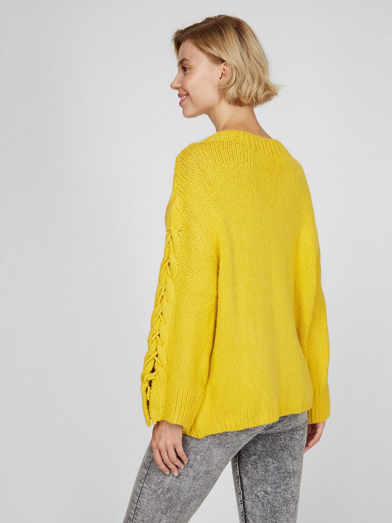 Светр Sassofono модель A201-SC-1357, Гірчиця Фото