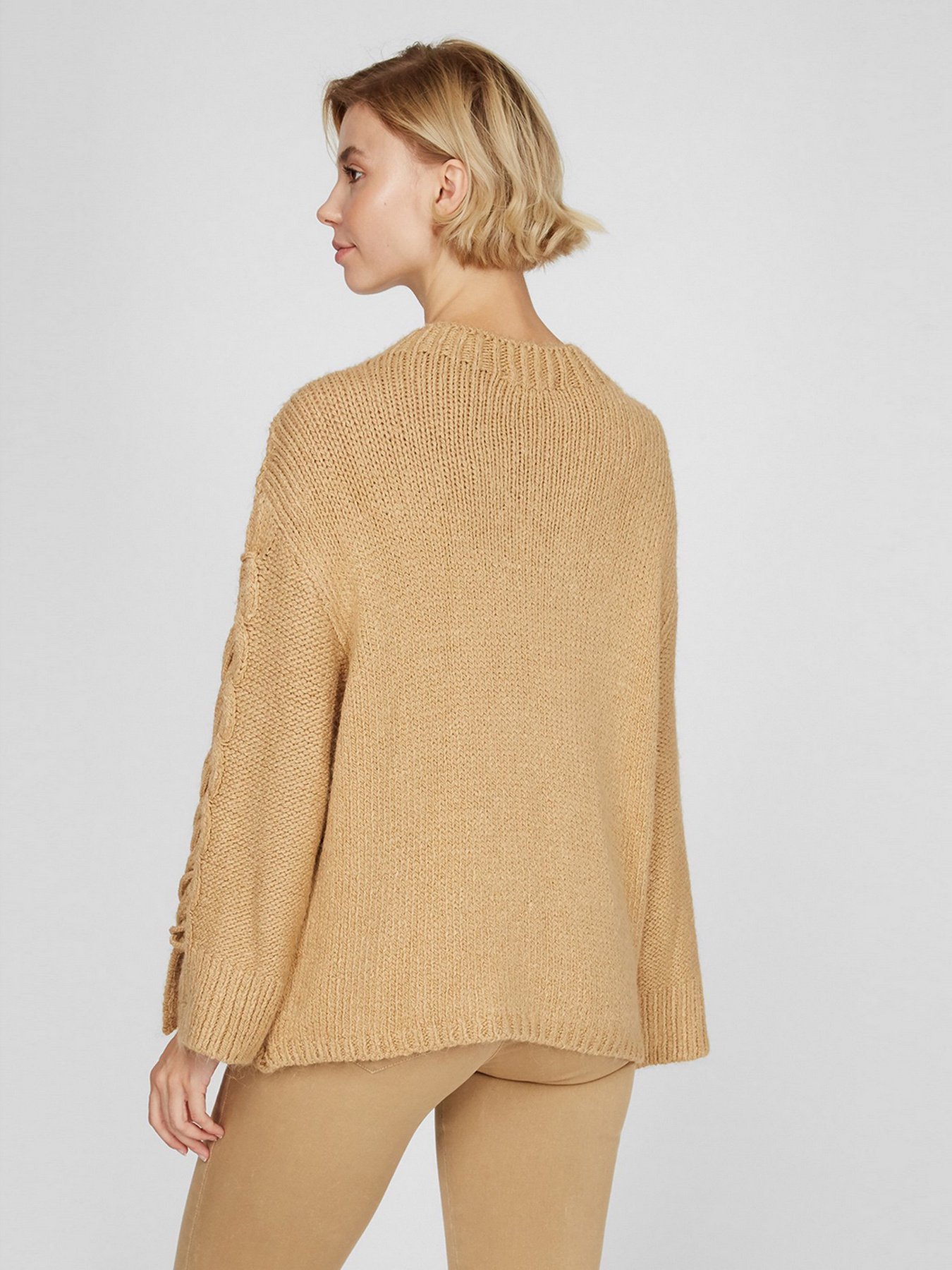 Свитер Sassofono модель A201-SC-1357, Капучіно Фото