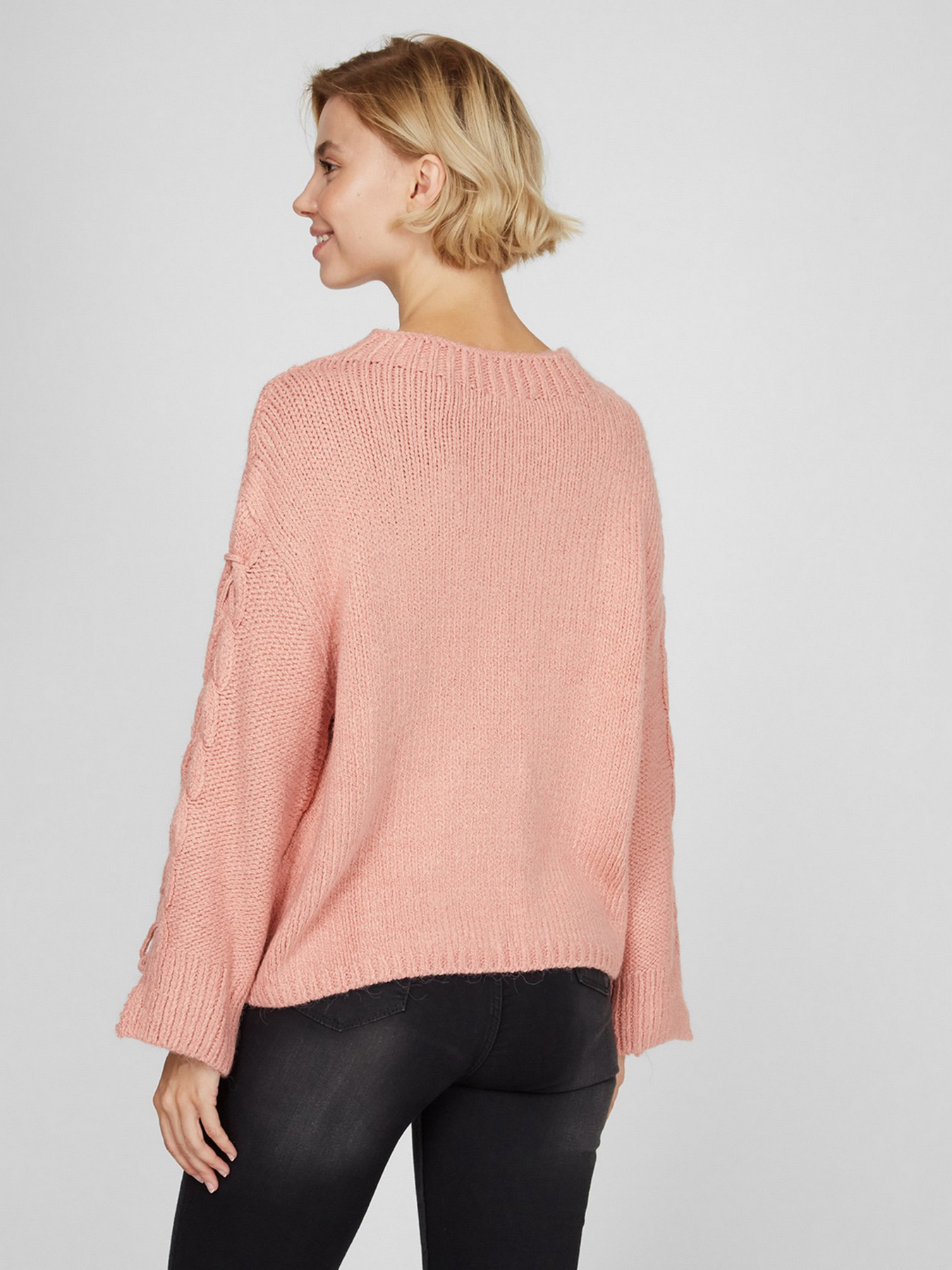 Свитер Sassofono модель A201-SC-1357, Пудра Фото