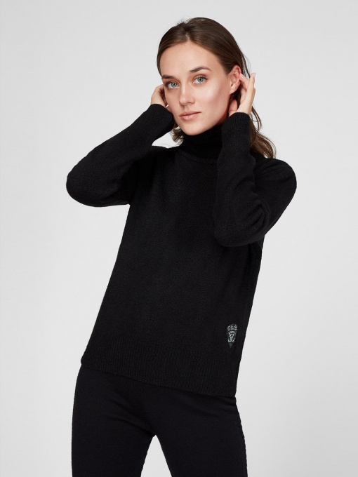 Свитер Sassofono модель A201-SC-1510, Чорний Фото