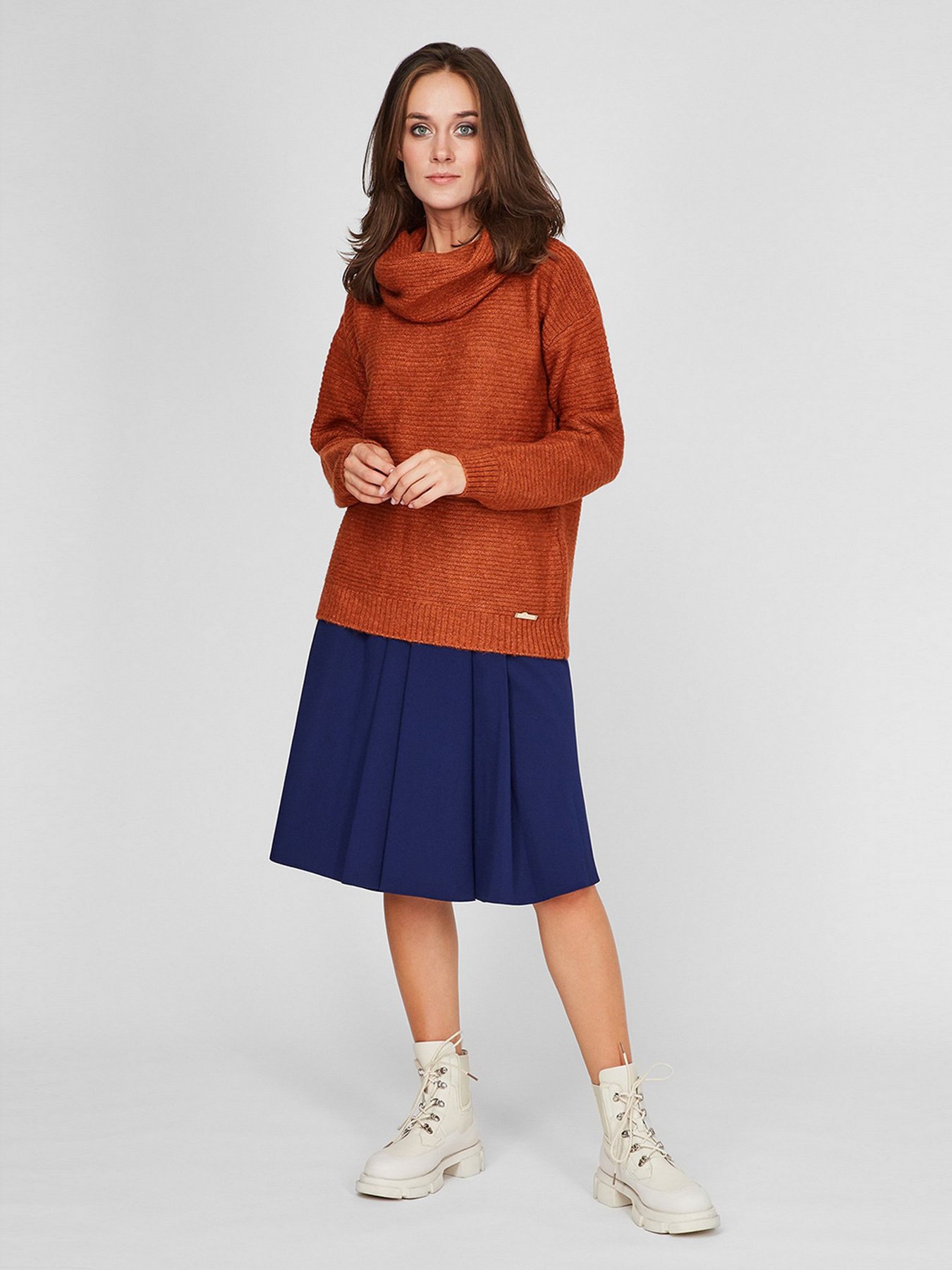 Свитер Sassofono модель A201-SC-1531, Кориця Фото