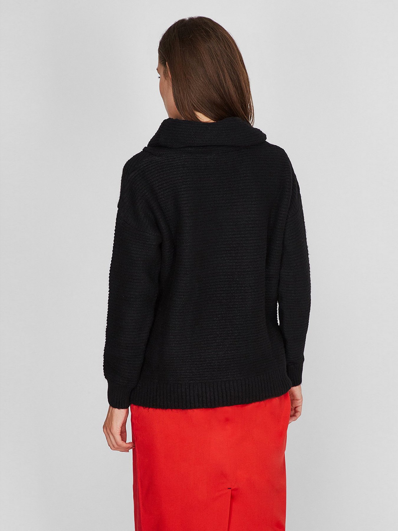 Свитер Sassofono модель A201-SC-1531, Чорний Фото