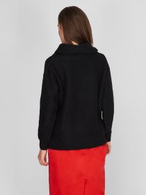 Свитер Sassofono модель A201-SC-1531, Чорний Свитер Sassofono модель A201-SC-1531, Чорний Фото