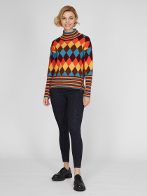 Свитер Sassofono модель A201-SC-1709, Бірюзовий Фото