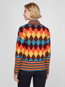 Светр Sassofono модель A201-SC-1709, Бірюзовий Фото