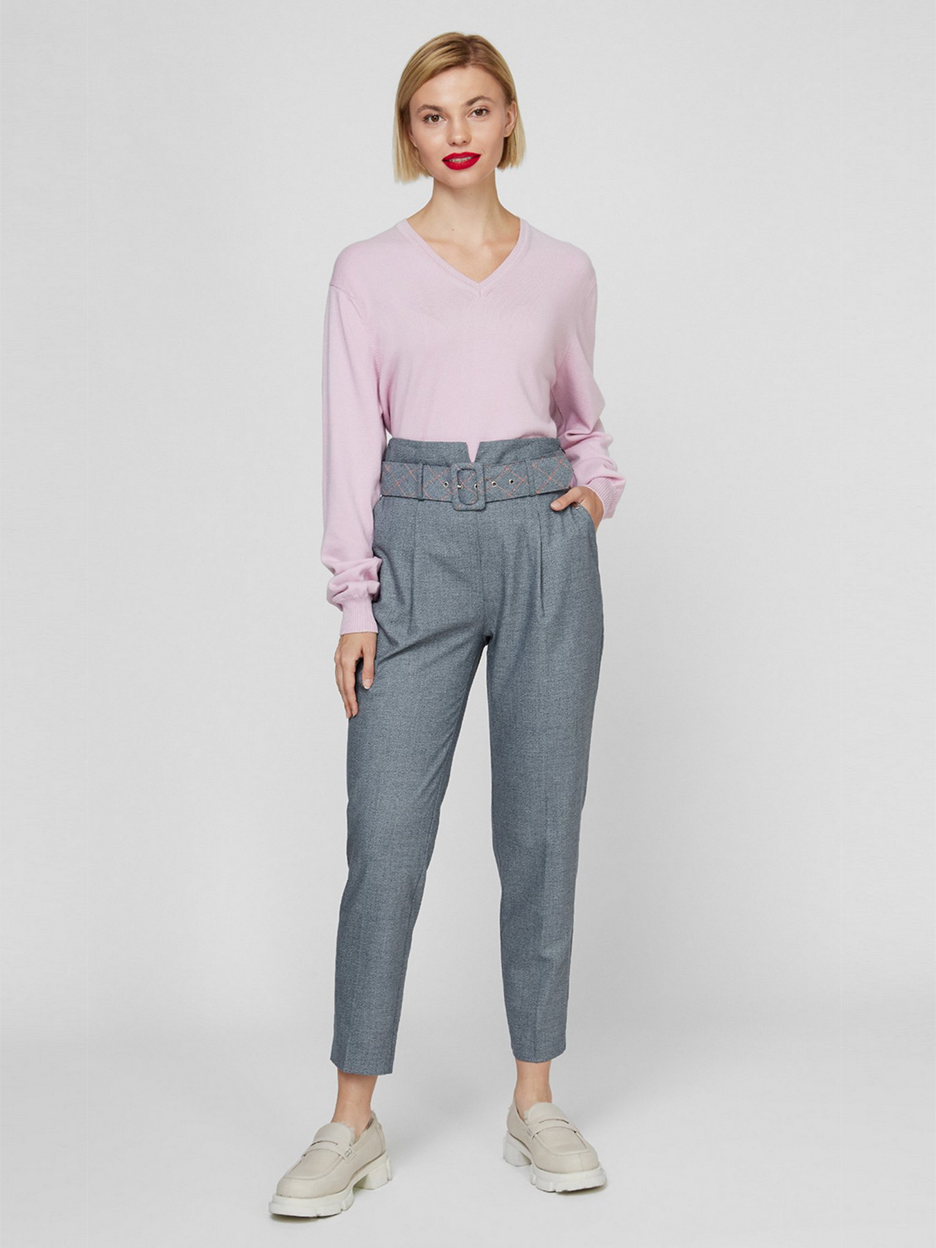 Джемпер Sassofono модель A201-SF-480141-1, РОЖЕВИЙ Джемпер Sassofono модель A201-SF-480141-1, РОЖЕВИЙ Фото