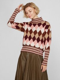 Свитер Sassofono модель A201-SC-1709, Кориця Фото