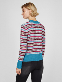 Светр Sassofono модель A201-SC-1710, Бірюзовий Фото