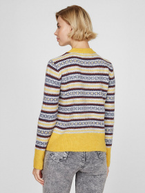 Свитер Sassofono модель A201-SC-1710, Гірчиця Фото