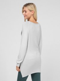 Джемпер Sassofono модель A191-SF-422122, СІРИЙ Фото