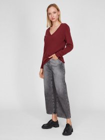 Джемпер Sassofono модель A191-SF-461111, Бордовий Фото