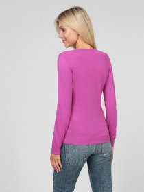 Джемпер Sassofono модель A201-SF-480141-2, ФУКСІЯ Джемпер Sassofono модель A201-SF-480141-2, ФУКСІЯ Фото