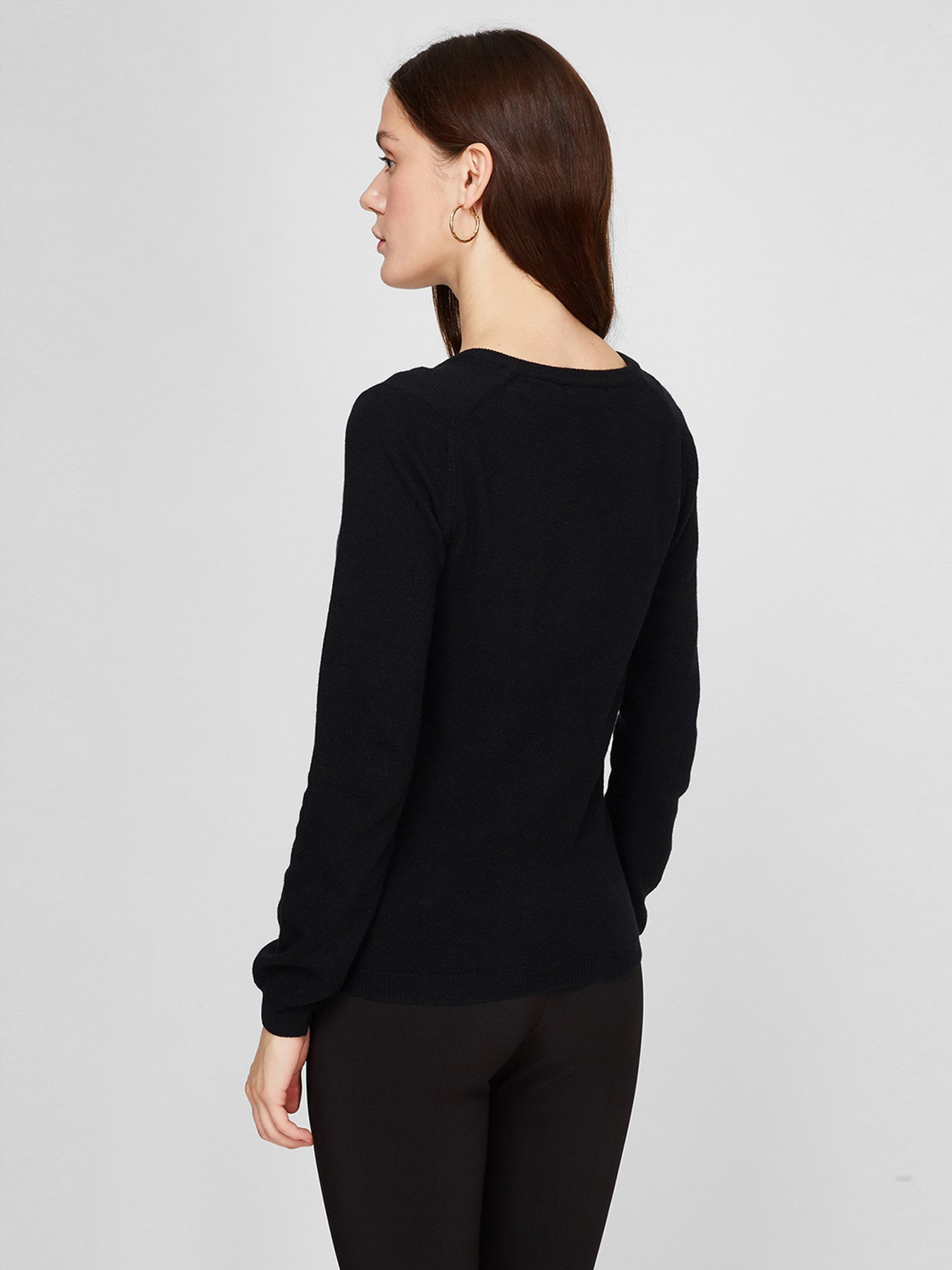 Джемпер Sassofono модель A191-SF-461111-1, Чорний Фото