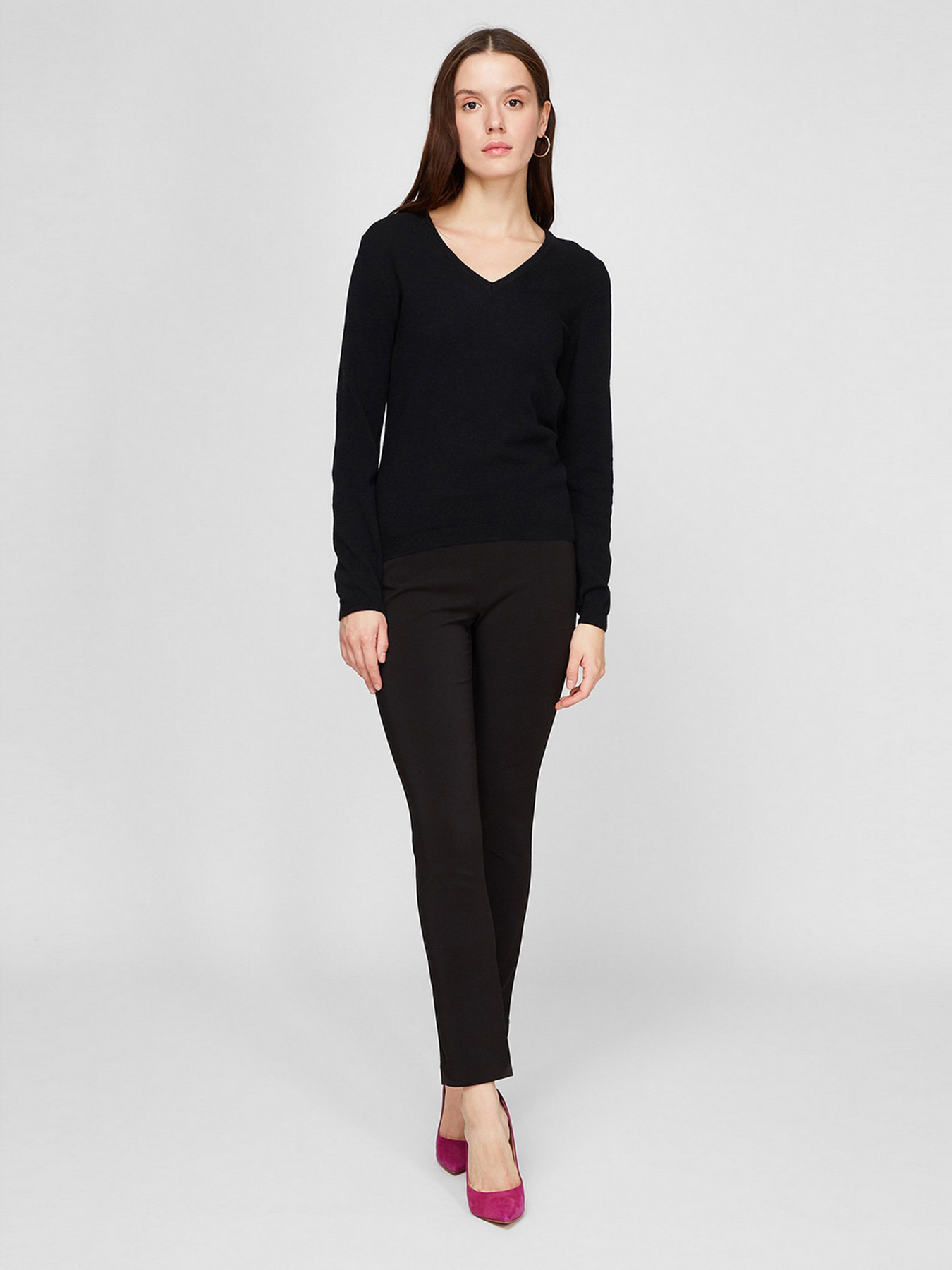 Джемпер Sassofono модель A191-SF-461111-1, Чорний Фото