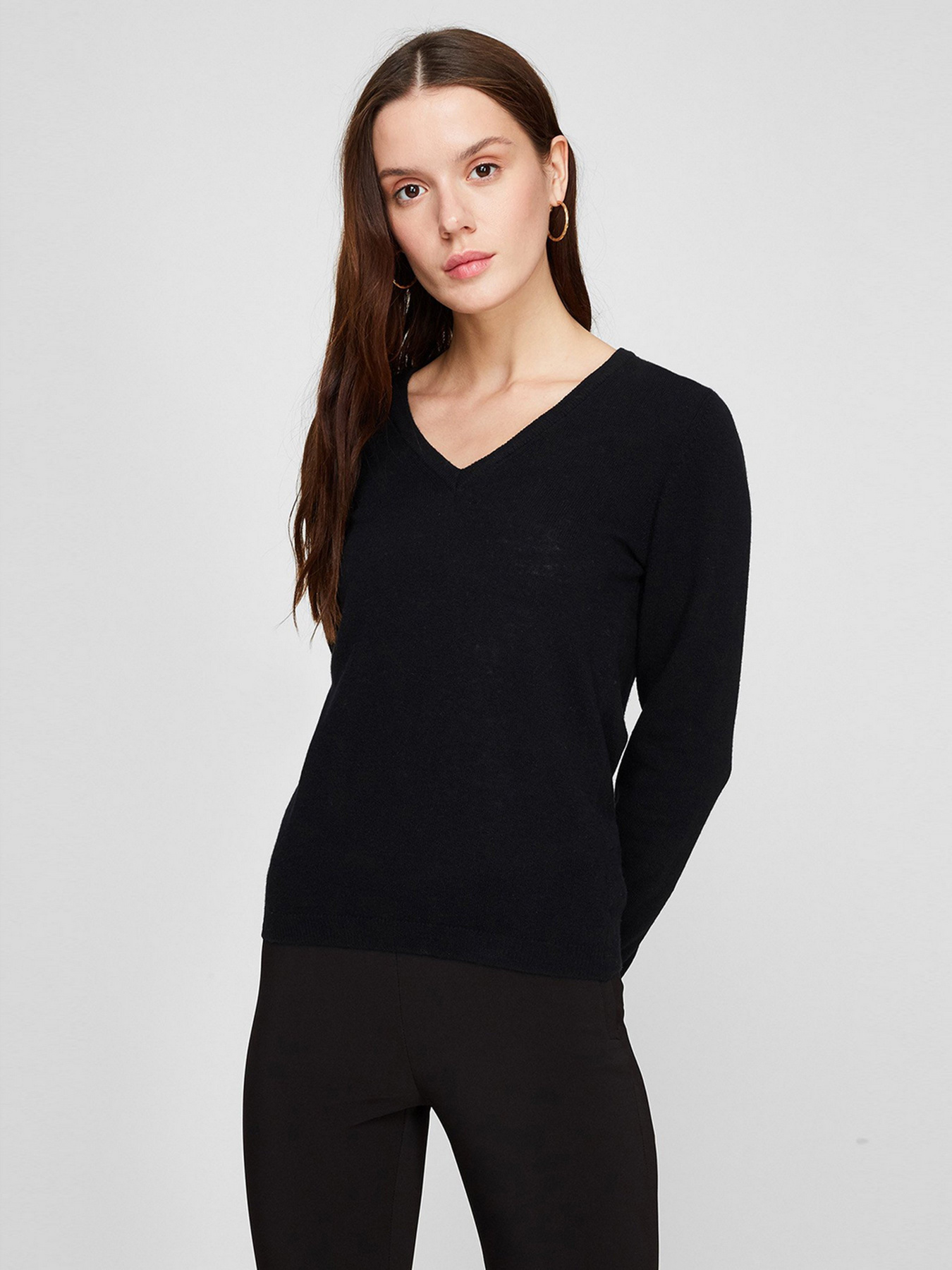 Джемпер Sassofono модель A191-SF-461111-1, Чорний Фото