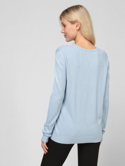 Джемпер Sassofono модель A191-SF-471111, БЛАКИТНИЙ — фото - INTERTOP