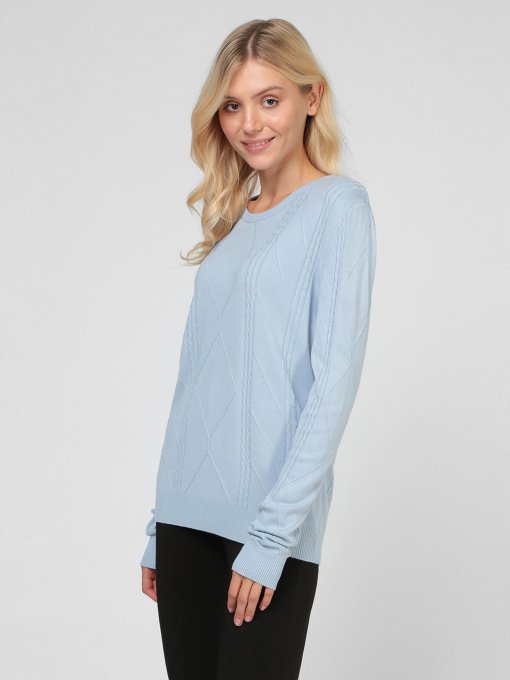 Джемпер Sassofono модель A191-SF-471111, БЛАКИТНИЙ Фото