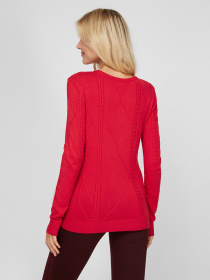 Джемпер Sassofono модель A191-SF-471111, ЧЕРВОНИЙ Фото