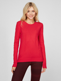 Джемпер Sassofono модель A191-SF-471111, ЧЕРВОНИЙ Фото