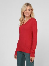 Джемпер Sassofono модель A191-SF-471113, ЧЕРВОНИЙ Фото