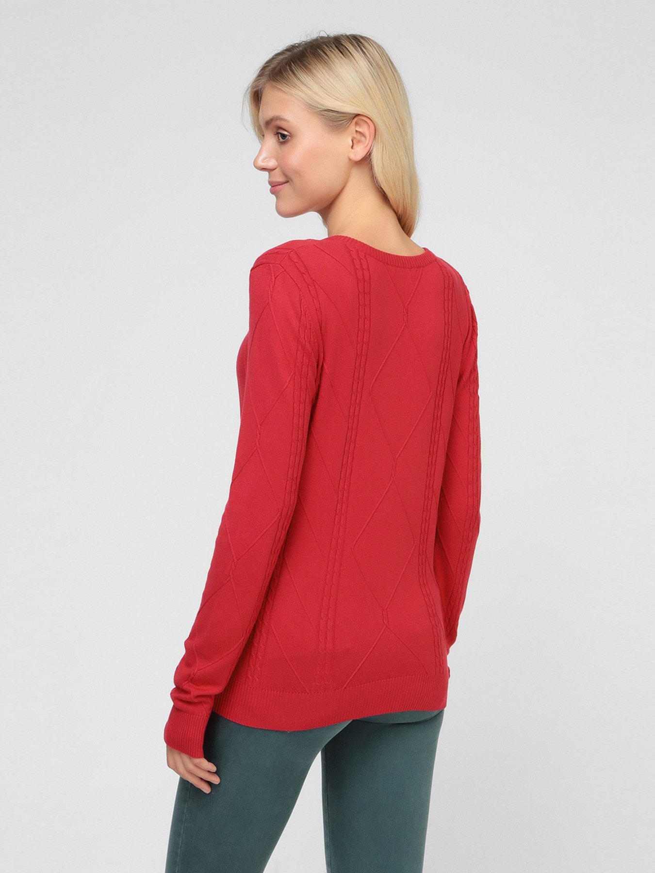 Джемпер Sassofono модель A191-SF-471113, ЧЕРВОНИЙ Фото