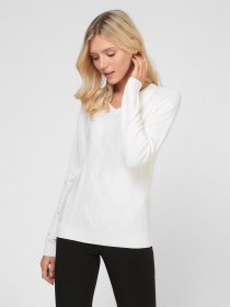 Джемпер Sassofono модель A191-SF-473113, МОЛОЧНИЙ Джемпер Sassofono модель A191-SF-473113, МОЛОЧНИЙ Фото