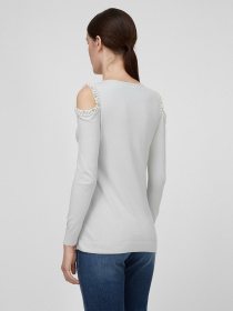 Джемпер Sassofono модель A201-SF-709111, СІРИЙ Фото