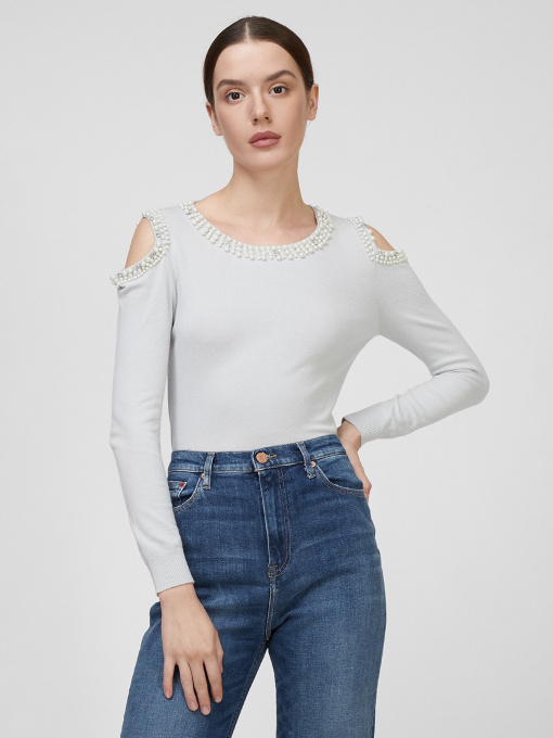 Джемпер Sassofono модель A201-SF-709111, СІРИЙ Фото