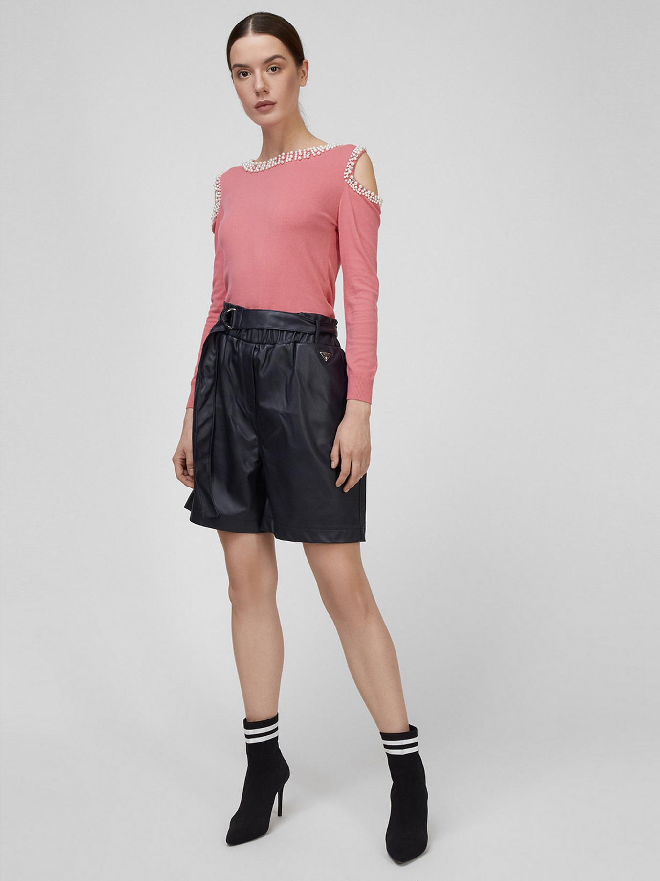 Джемпер Sassofono модель A201-SF-709111-1, РОЖЕВИЙ Фото