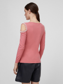 Джемпер Sassofono модель A201-SF-709111-1, РОЖЕВИЙ Фото