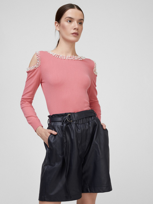 Джемпер Sassofono модель A201-SF-709111-1, РОЖЕВИЙ Фото