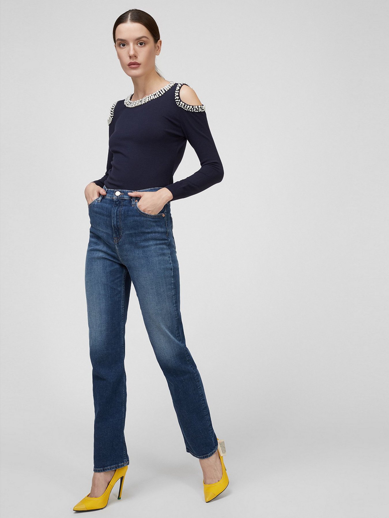 Джемпер Sassofono модель A201-SF-709111-2, СИНІЙ Фото