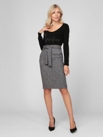 Джемпер Sassofono модель A201-SF-747141, ЧОРНИЙ Фото