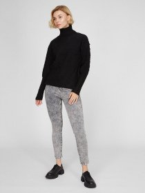 Свитер Sassofono модель A201-SC-1724-1, Чорний Свитер Sassofono модель A201-SC-1724-1, Чорний Фото