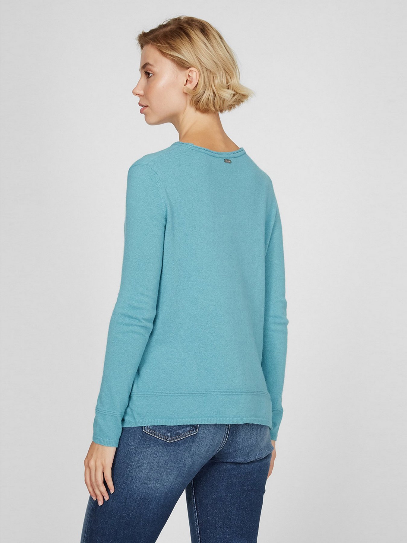 Джемпер Sassofono модель A201-SF-751141, БІРЮЗОВИЙ Фото