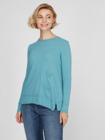 Джемпер Sassofono модель A201-SF-751141, БІРЮЗОВИЙ Фото