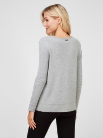 Джемпер Sassofono модель A201-SF-751141, СІРИЙ Фото