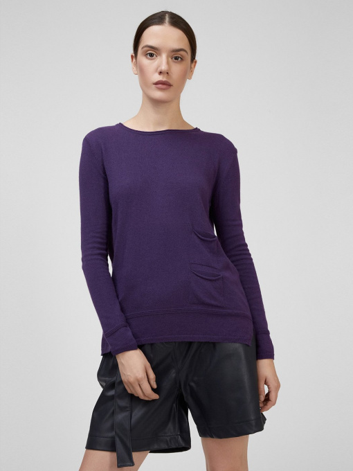 Джемпер Sassofono модель A201-SF-751141, ФІОЛЕТОВИЙ Фото