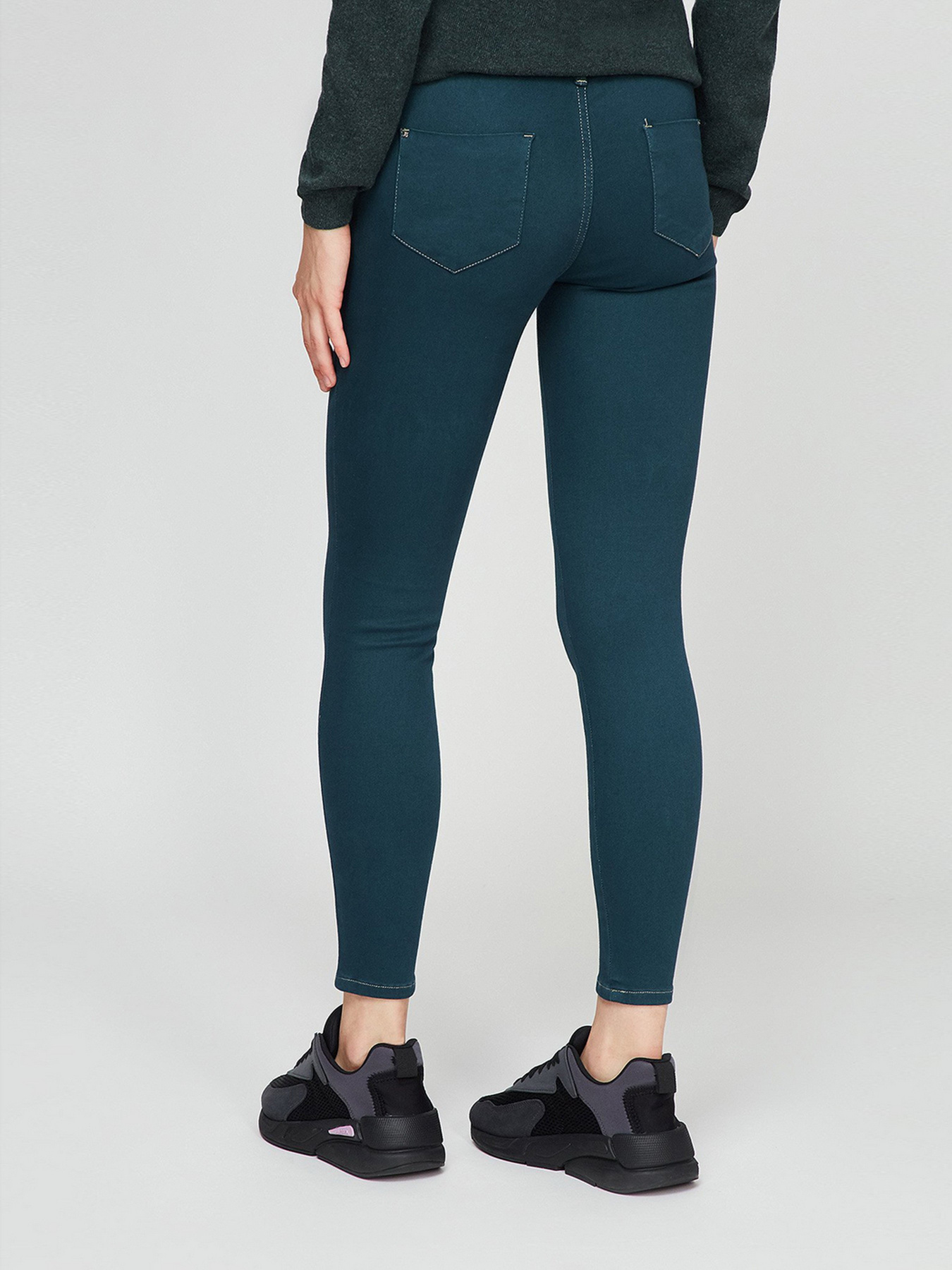 Брюки повседневные Sassofono модель A191-SF-321013, Насичено-зелений Фото