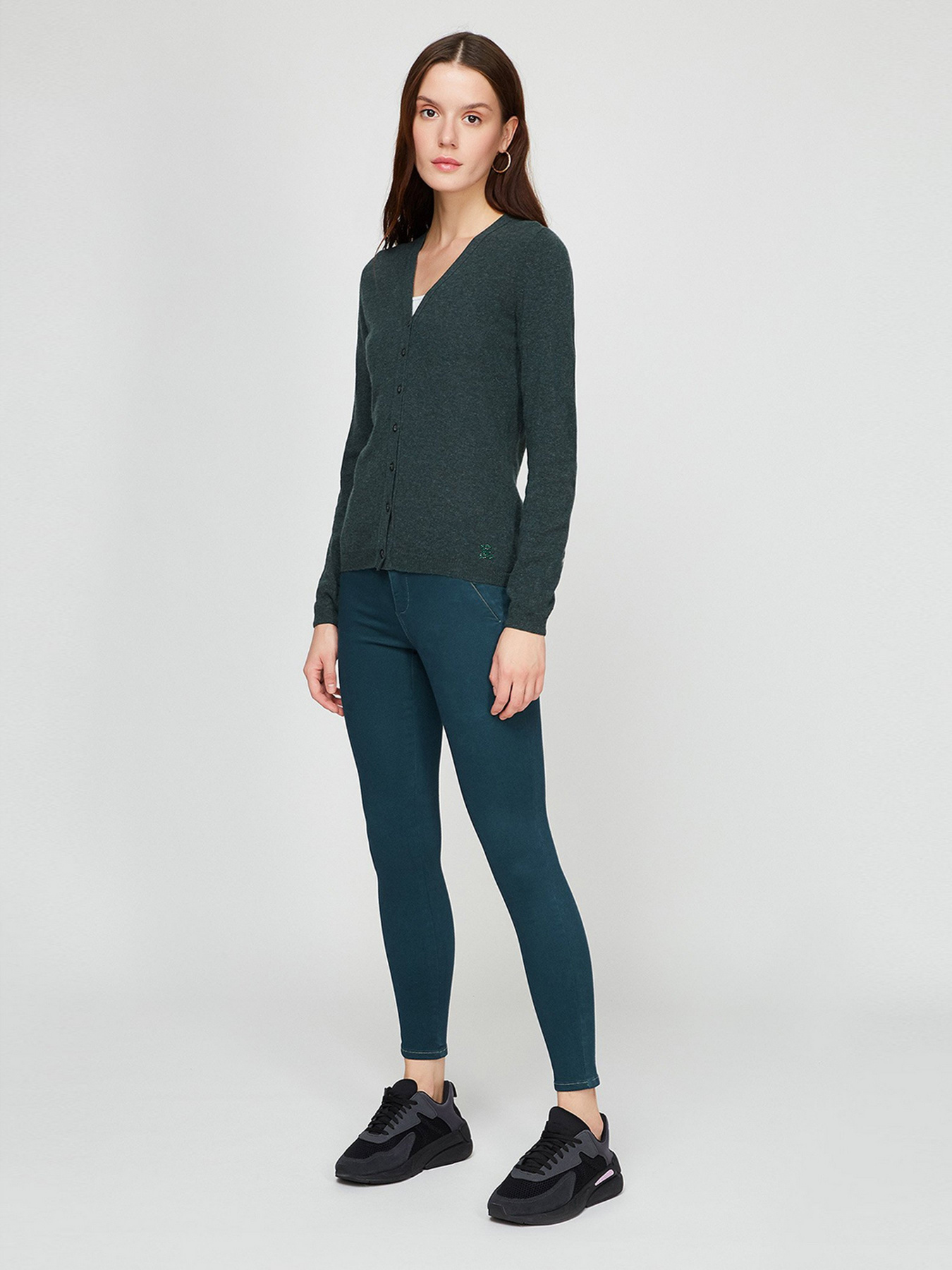 Повседневные штаны Sassofono модель A191-SF-321013, Насичено-зелений Повседневные штаны Sassofono модель A191-SF-321013, Насичено-зелений Фото