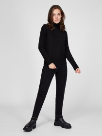 Брюки повседневные Sassofono модель A201-SF-729011, ЧОРНИЙ Фото