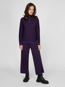 Брюки повседневные Sassofono модель A201-SF-729012, Фіолетовий Фото