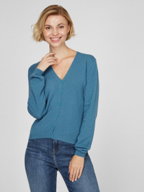 Кардиган Sassofono модель A191-SF-461282, Блакитний Фото