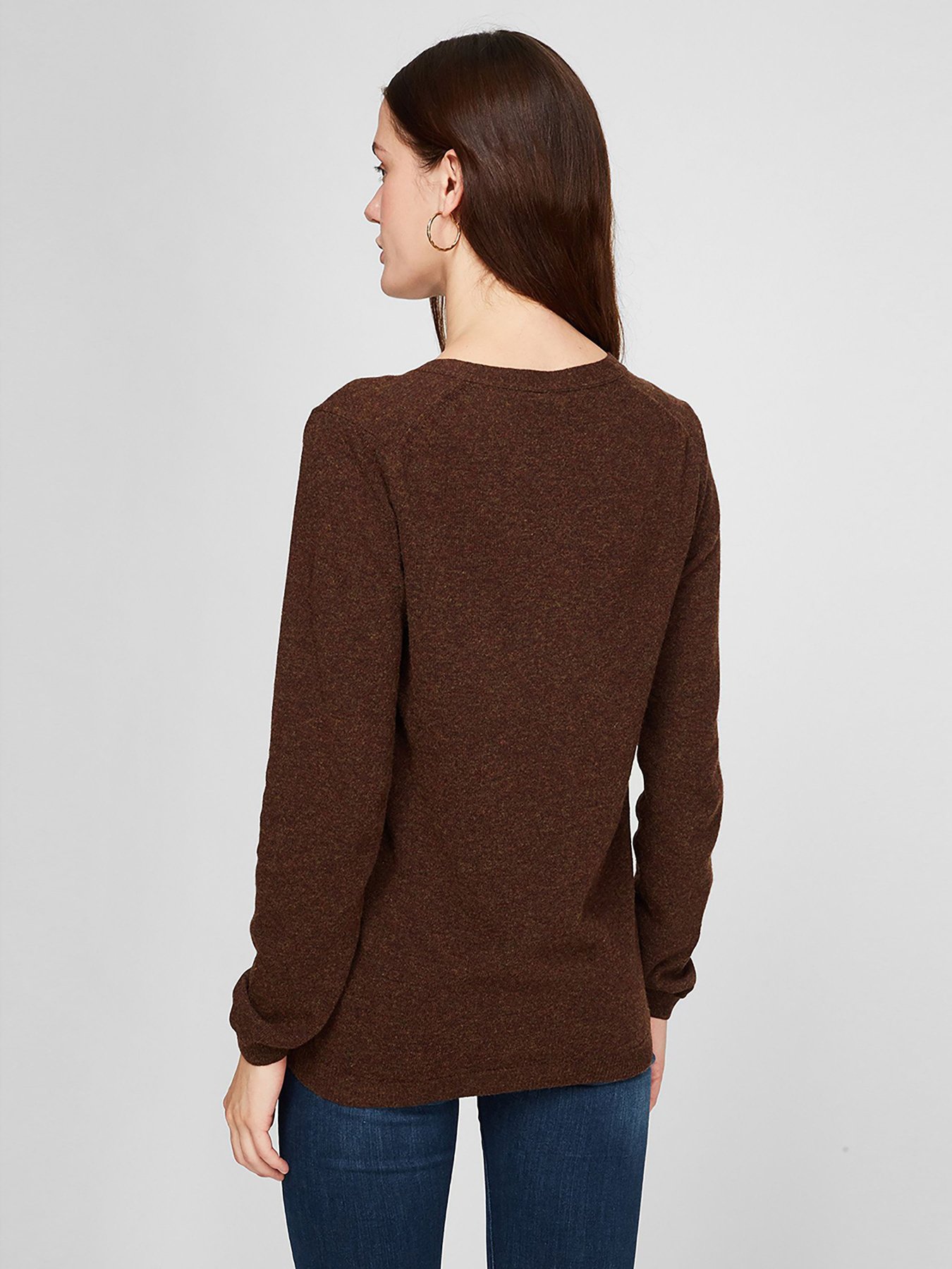 Кардиган Sassofono модель A191-SF-461282, Коричневий Фото